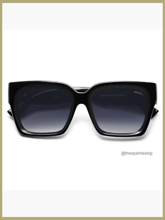 Square Polarized Sunglasses with UV400 Lenses, Plastic Frame main image 5